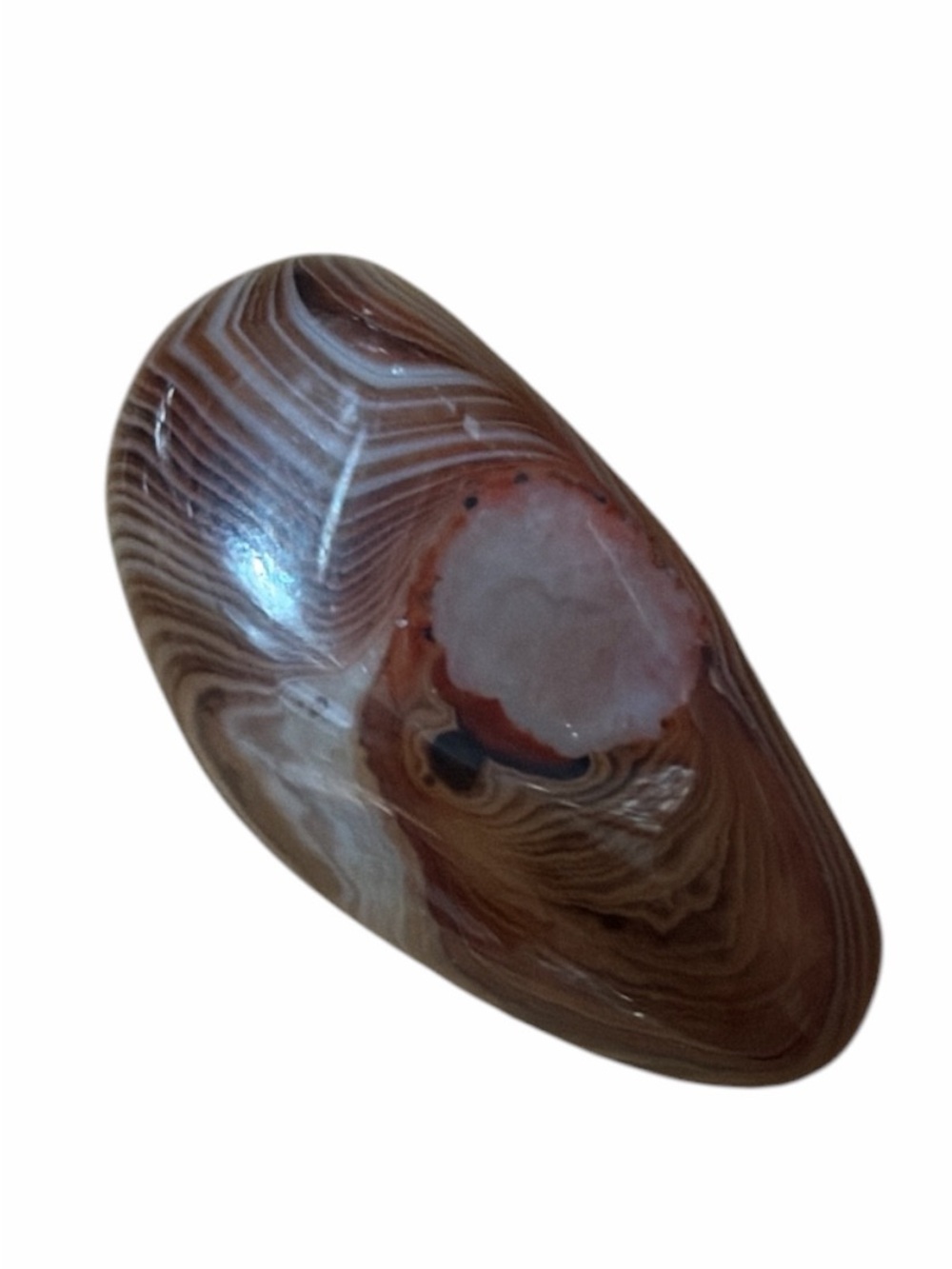 Polished Banded Agate ~2” Decorative Stone New - Picture 2 of 2